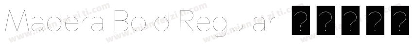 Madera Bold Regular字体转换